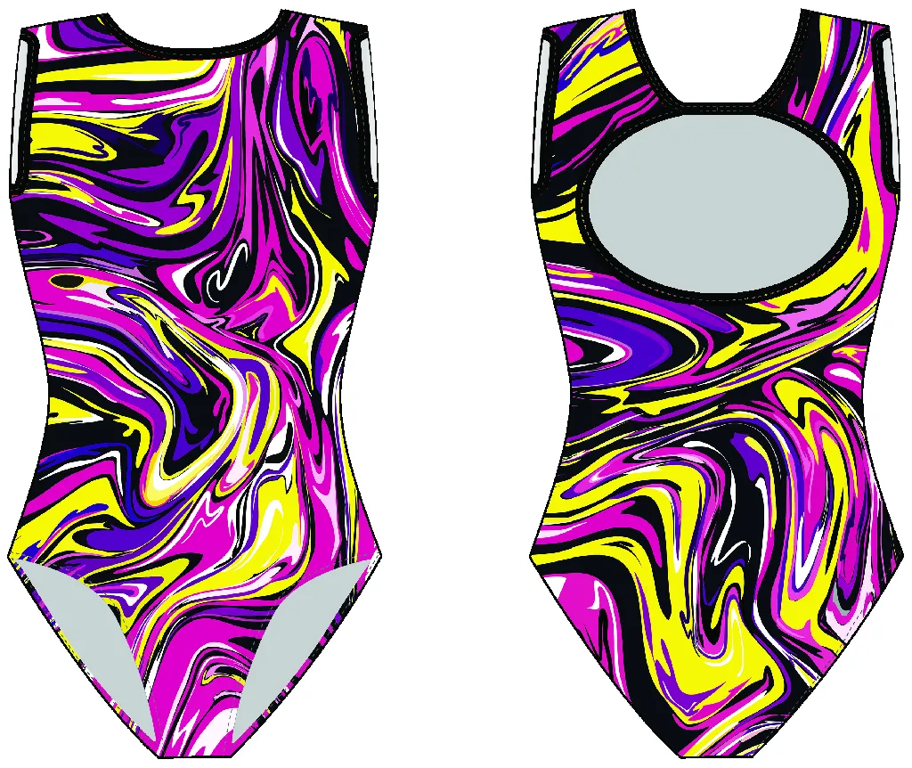 Гимнастический купальник START2GYM - GYM-O PURPLE MIX